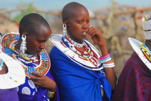 Maasai cultural women in Tanzania